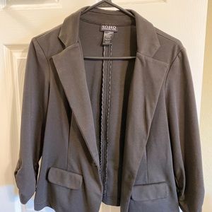 Black 3/4 sleeve blazer
